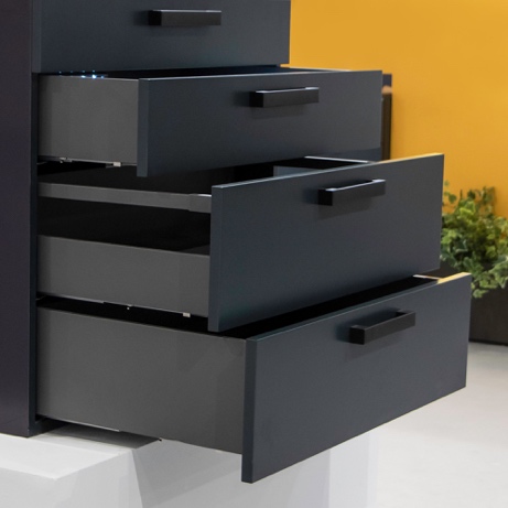 Smartbox Slim — bardhë dhe antracit – Emuca